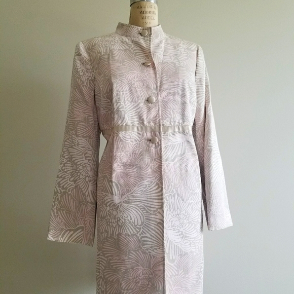 Sigrid Olsen Jackets & Blazers - Sigrid olsen mandarian collar jacket in satin